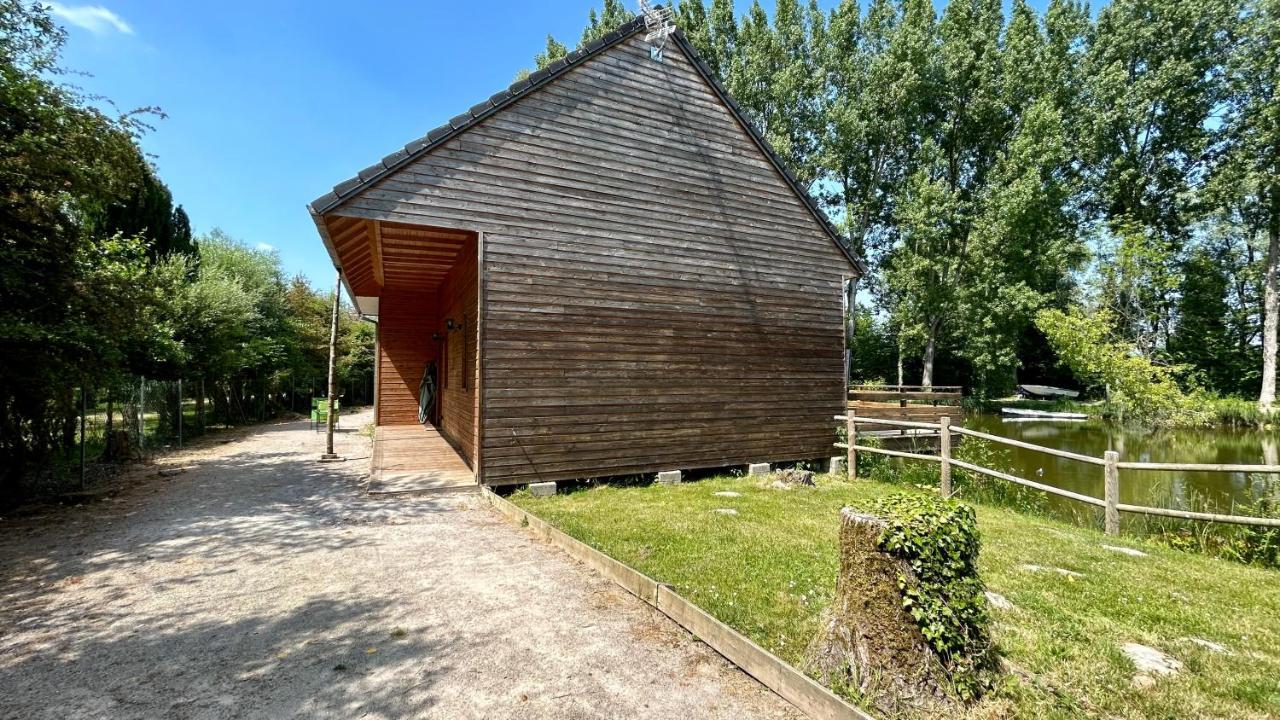 Chalet Avec Terrasse Sur Pilotis Vue Sur L'Etang Rue  Exterior foto